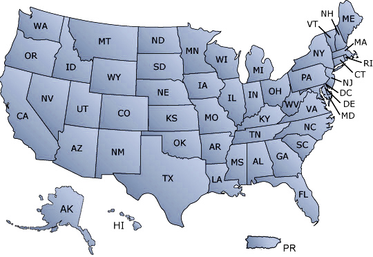 Nifla Membership Map